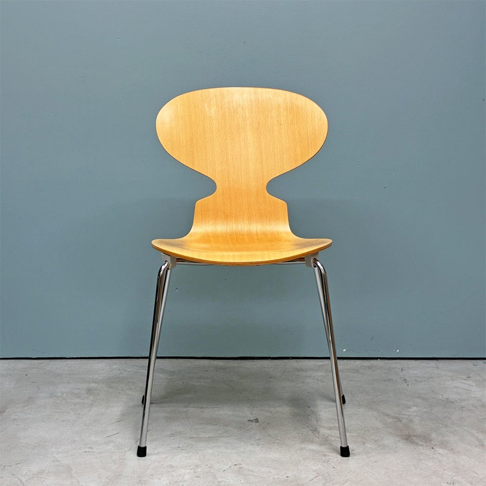 フリッツハンセン Fritz Hansen 3101 アリンコチェア アントチェア 4本脚 ナチュラルビーチ ラッカー仕上げ アルネ・ヤコブセン A ◎