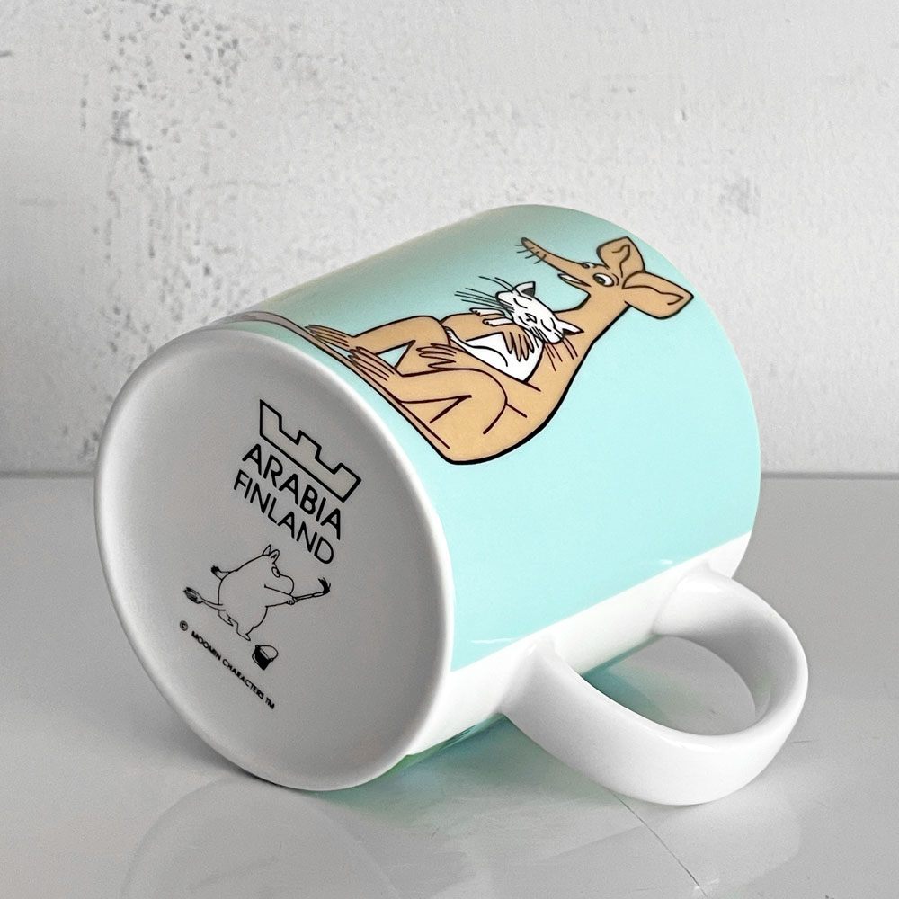 アラビア ARABIA ムーミンマグ MOOMIN スニフ ライトブルー トーベ・ヤンソン フィンランド 北欧食器 ■