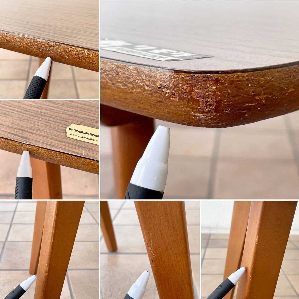 カリモク Karimoku デコラトップ サイドテーブル ローテーブル リビングテーブル W58cm ジャパンビンテージ レトロ ミッドセンチュリー オールドカリモク ◇