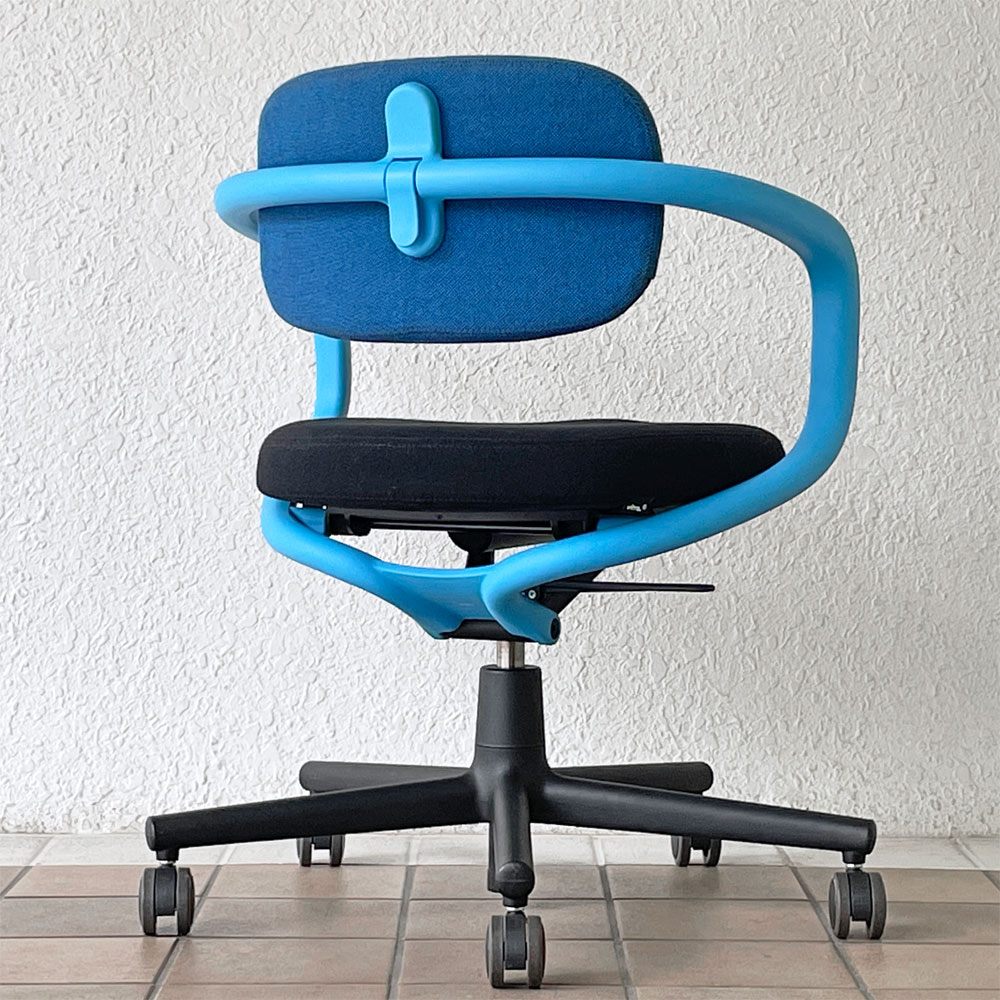 ヴィトラ Vitra オールスター Allstar オフィスチェア デスクチェア ブルー×ブラック コンスタンチン・グルチッチ 定価163,900円 ◇