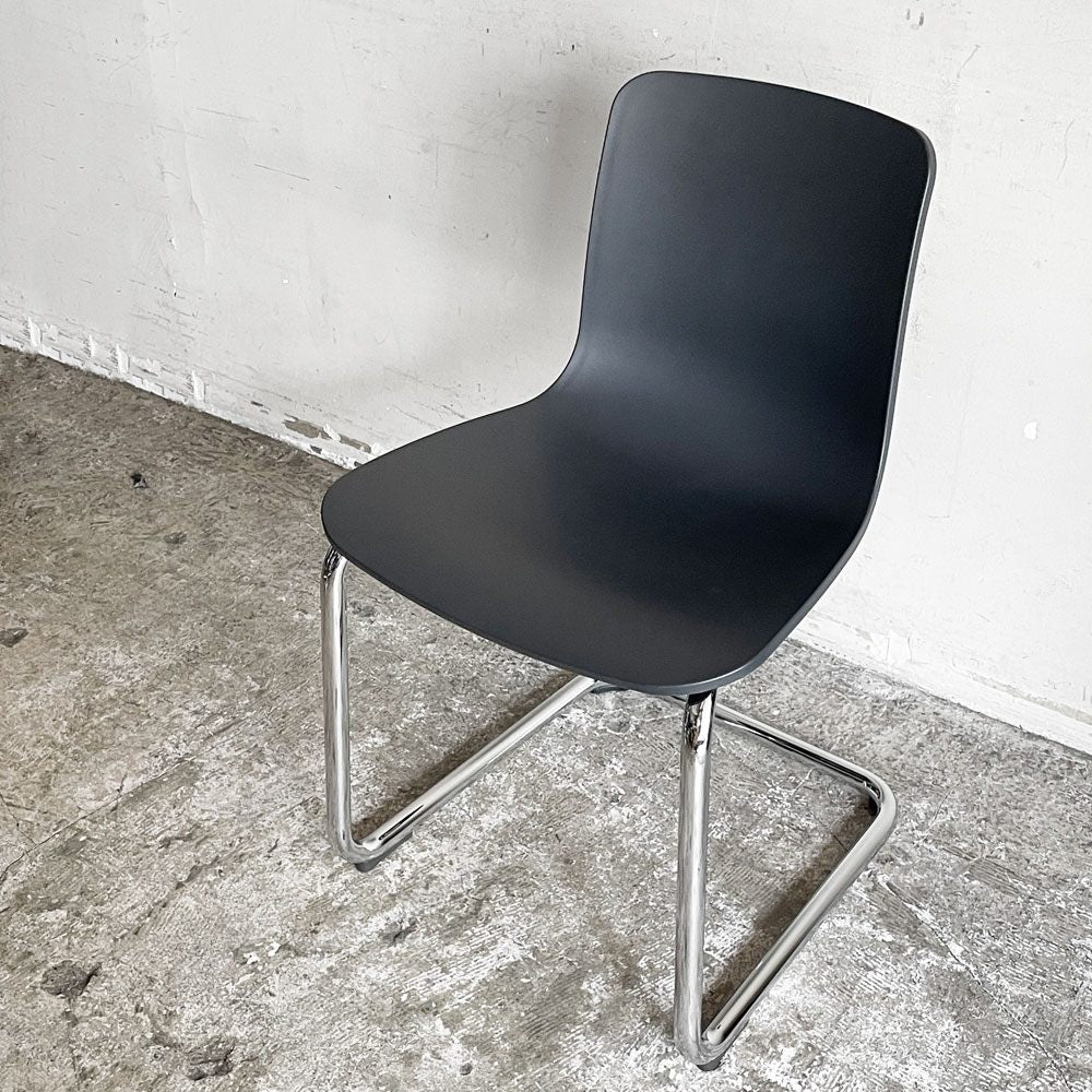 ヴィトラ Vitra ハル RE キャンチレバー HAL RE CANTILEVER ダイニングチェア ジャスパー モリソン ブラック カンチレバー モダン A ■
