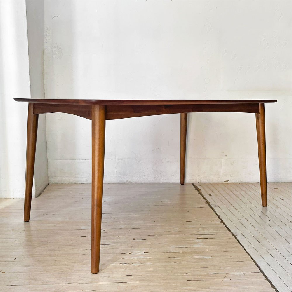 IDC大塚家具 OTSUKA シネマ２ ダイニングテーブル w150cm ウォールナット×アカシア 定価￥126,500- ★