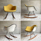 ハーマンミラー Herman Miller アームシェルチェア モダンファニチャーセールス FRP アプホルスター ロッカーベース イームズ  ビンテージ♪