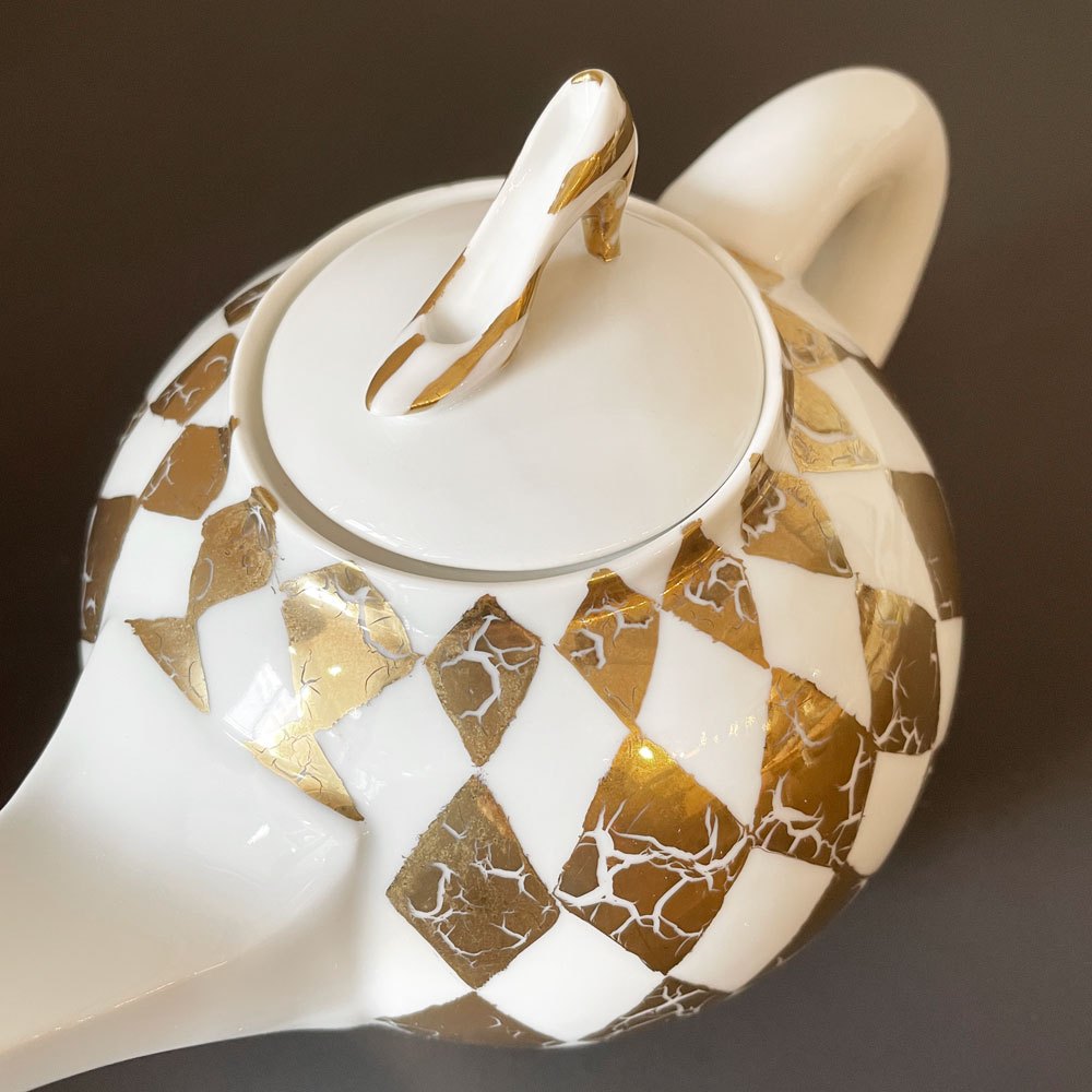 マウントハリ Mt.hari トゥイポット TWIPOT ダイヤゴールド diya gold ティーポット VERO TWIQO 波佐見焼 定価￥26,400- ◎