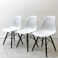 ハーマンミラー HermanMiller サイドシェルチェア ドゥエルレッグ DSW アルパイン × エボニー ポリプロピレン製 イームズ ミッドセンチュリー C ●