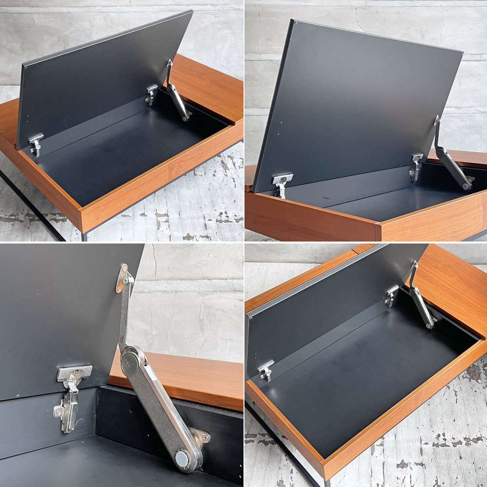 ボーコンセプト BoConcept シヴァ Chiva コーヒーテーブル ガラス×ウォールナット 天板リフトアップ 収納スペース付 オッカ OCCA 北欧モダン デンマーク ♪