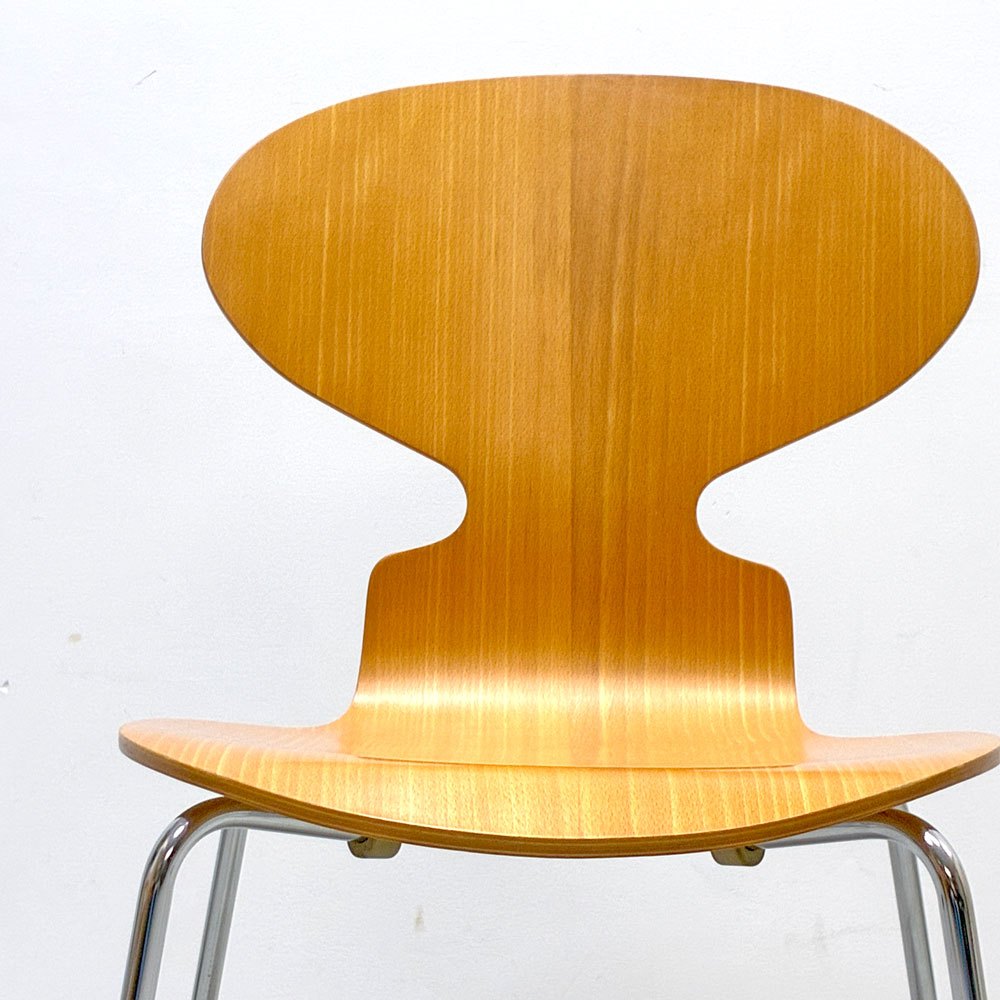 フリッツハンセン Fritz Hansen 3101 アリンコチェア アントチェア 4本脚 ナチュラルビーチ ラッカー仕上げ アルネ・ヤコブセン E ●