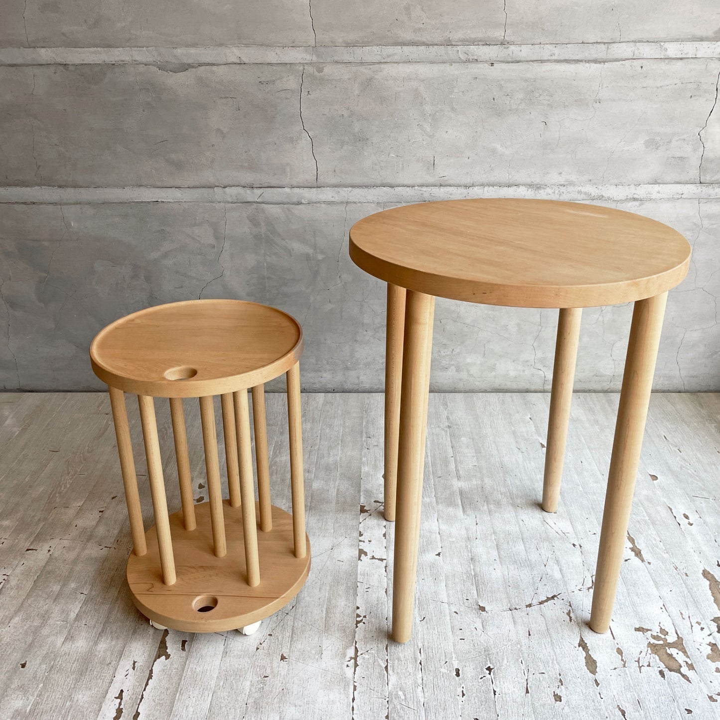 コサイン cosine リンクテーブル メープル材 サイドテーブル コーヒーテーブル マガジンラック ナチュラル 北欧スタイル 河田 敏宏 参考定価￥89,100- ♪