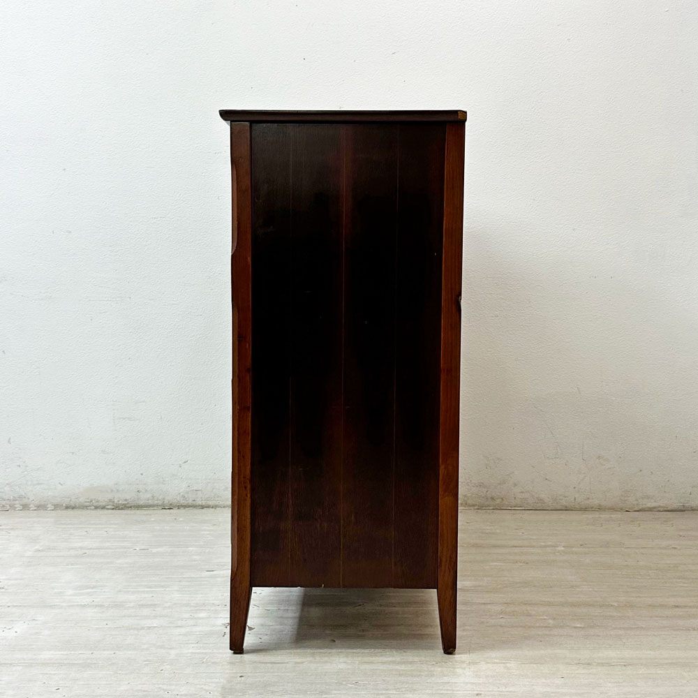 B.P.John Furniture トールチェスト デコラトップ 米軍家具 USビンテージ ミッドセンチュリー 現状品 ●
