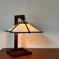 ヤマギワ YAMAGIWA タリアセン1 ミニ TALIESIN1 MINI 322S7314 ウォールナット材 E17 フランク・ロイド・ライト FRANK LLOYD WRIGHT 美品 定価￥110.000- ★