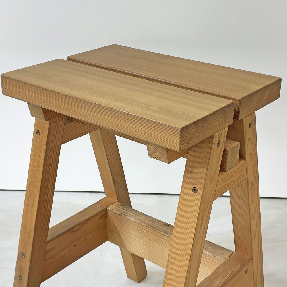 石巻工房 Ishinomaki Laboratory 石巻 ハイスツール ISHINOMAKI HIGH STOOL H60cm 芦沢 啓治 クラフト家具 ●