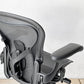 ハーマンミラー Herman Miller アーロンチェア リマスタード フル装備 Aサイズ デスクチェア オフィスチェア オニキスウルトラマット アルミダイキャスタベース ポスチャーフィット 2022年製 ★