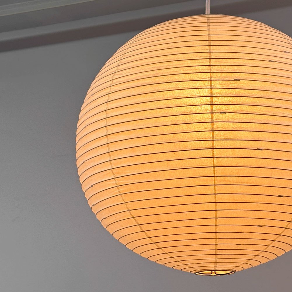 イサムノグチ Isamu Noguchi アカリ AKARI 45A  オゼキ ペンダントライト 和紙 直径45cm COD-4 ソケットコード付き 名作照明 ミッドセンチュリー 美品 箱付き ●