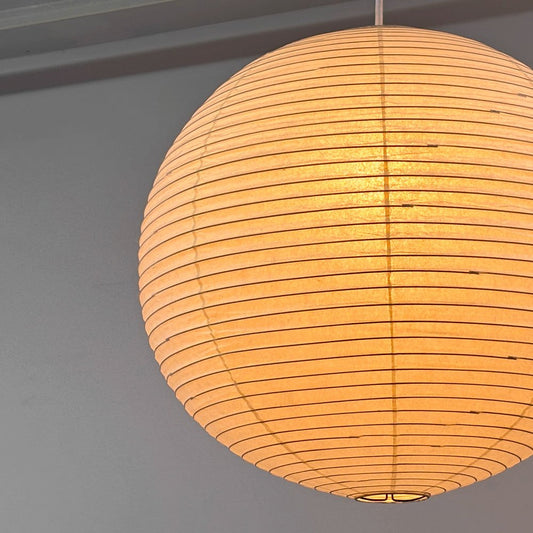 イサムノグチ Isamu Noguchi アカリ AKARI 45A  オゼキ ペンダントライト 和紙 直径45cm COD-4 ソケットコード付き 名作照明 ミッドセンチュリー 美品 箱付き ●