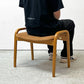 スウェデッセ SWEDESE ラミノスツール Lamino Stool オットマン イングヴェ・エクストロム Yngve Ekström ファブリック スウェード ベージュ 北欧 ●