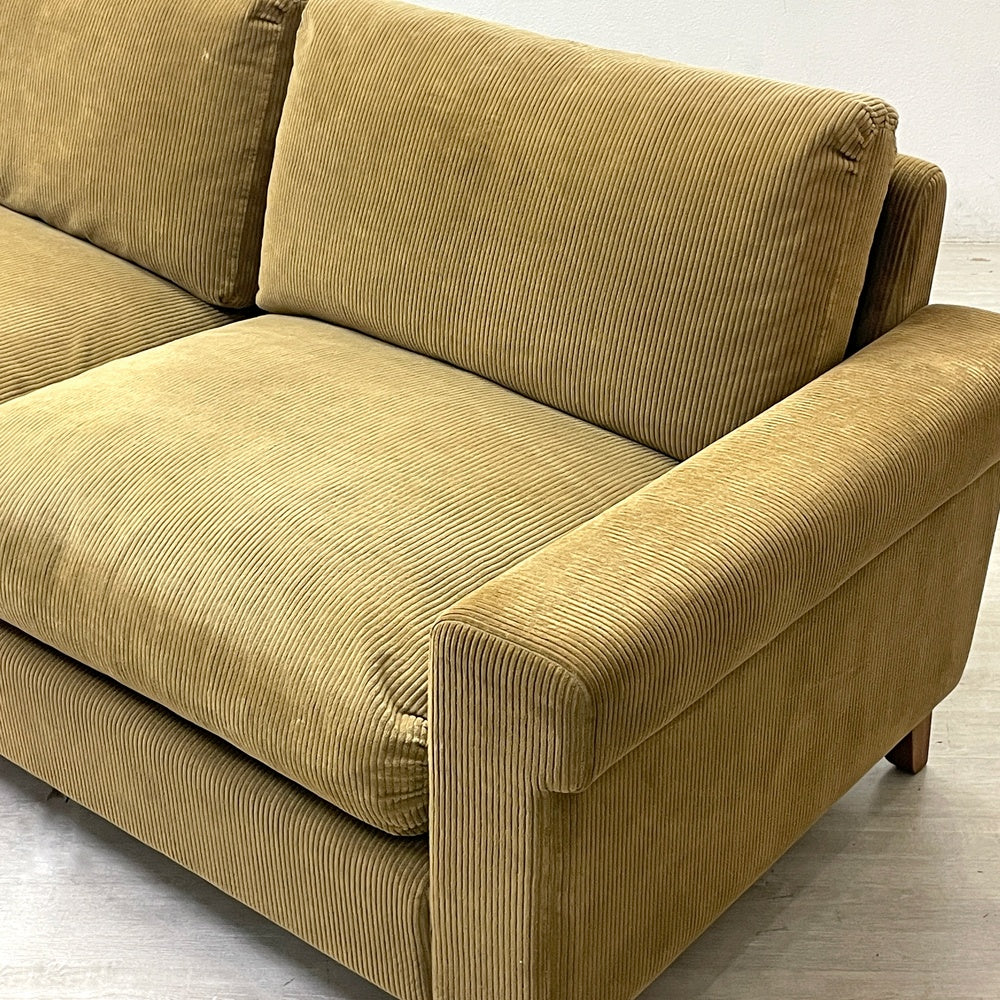 トラックファニチャー TRUCK FURNITURE FKソファ FK SOFA 3P w204cm F-21 コーデュロイ ウォールナット カバーリング ●