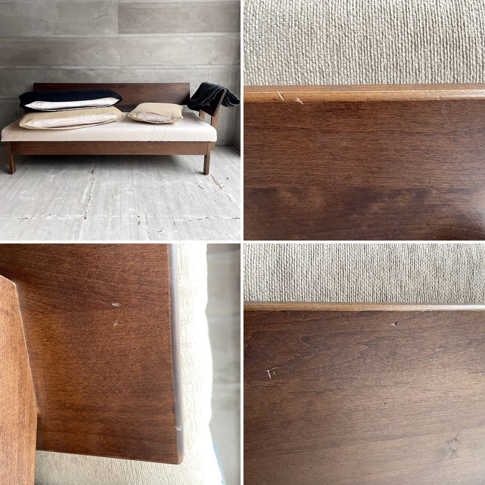 園田産業 ルチア Ruthia 160カウチソファ ソファベンチ 3人掛け 3P カバーリング サイドパネル付け替え可 アルダー材 ♪