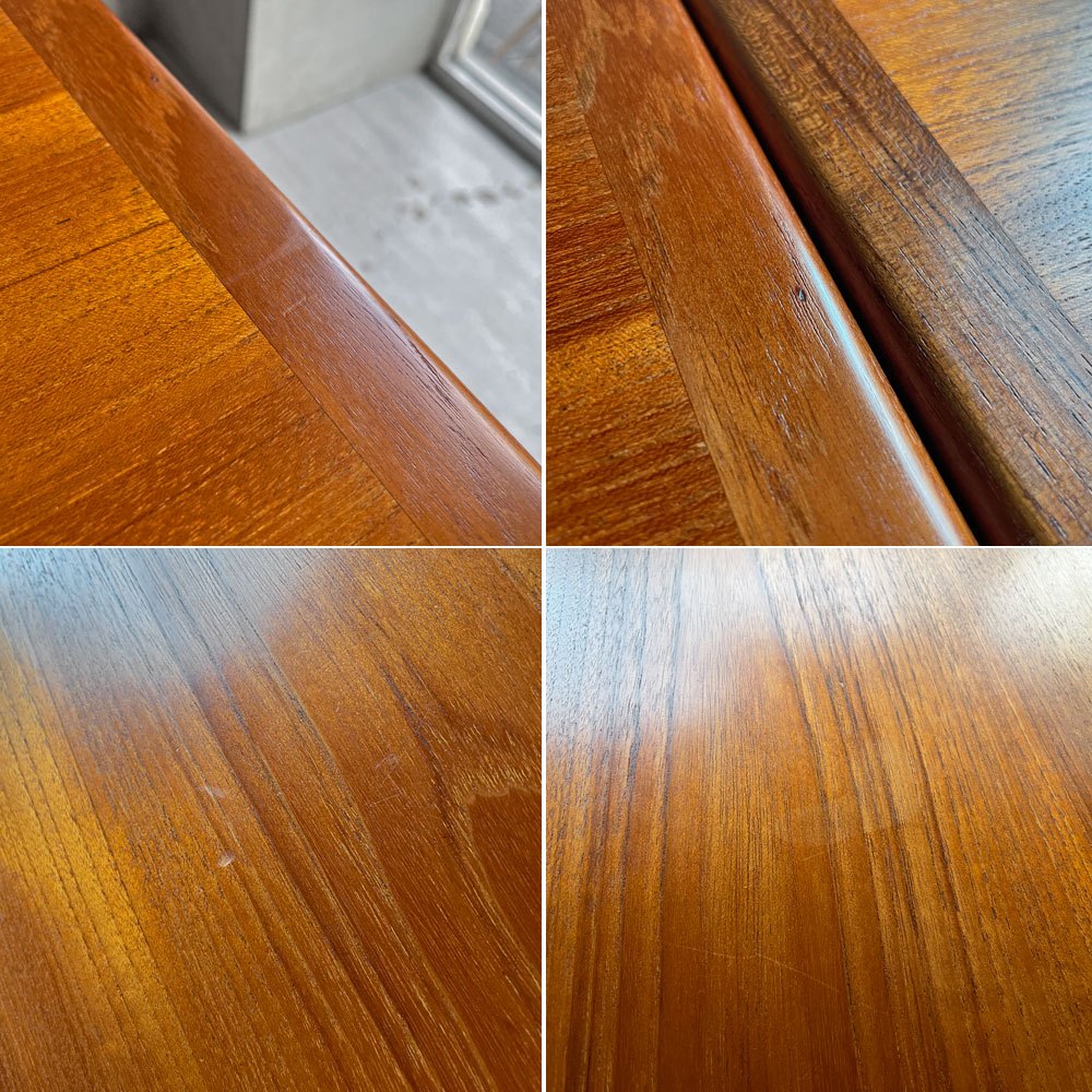 アンドレアス・タック Andreas Tuck エクステンション ダイニングテーブル AT312 伸長式 拡張 チーク材 ハンス・Ｊ・ウェグナー デンマークビンテージ 北欧家具 ♪