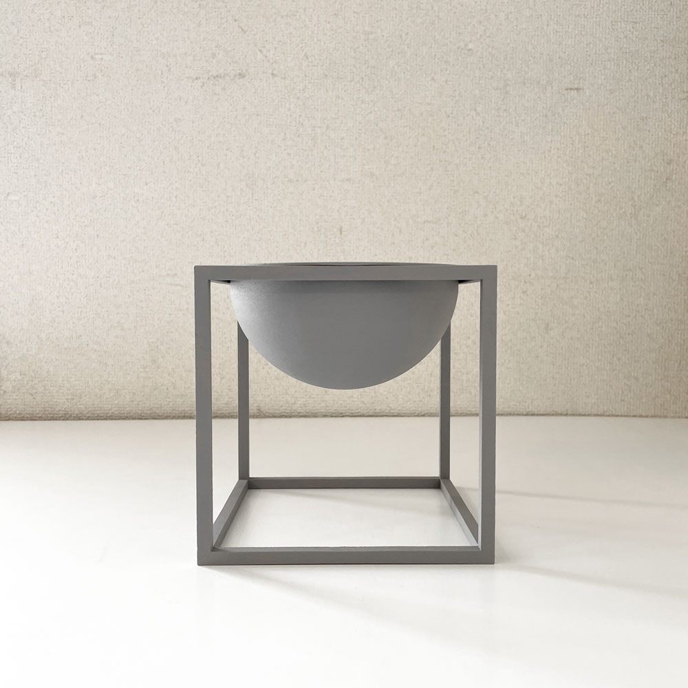 オドーコペンハーゲン Audo Copenhagen クブス Kubus ボウル スモール 14×14cm グレー フラワーポット 小物入れ 廃番カラー 参考価格￥31,780- ◎