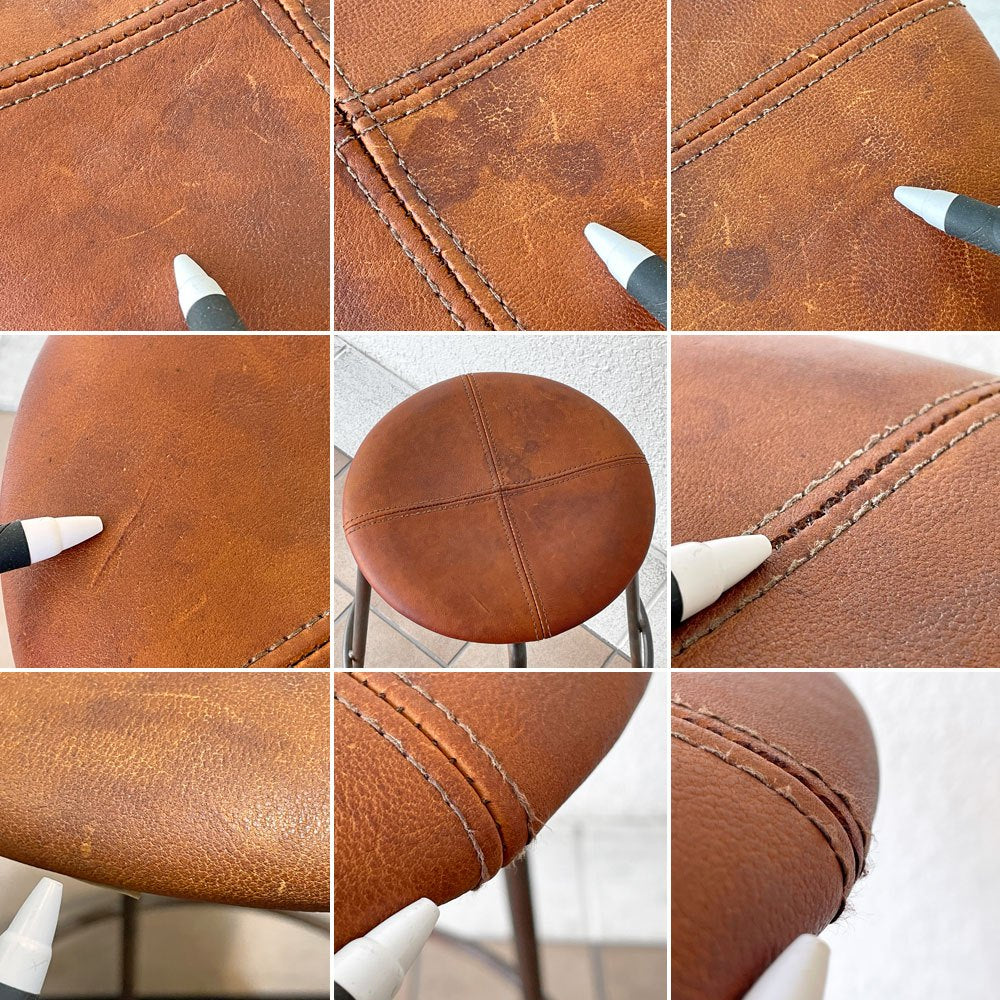 トラックファニチャー TRUCK FURNITURE スット SUTTO ハイスツール HIGH STOOL レザーシート 定価79,200円 ◇
