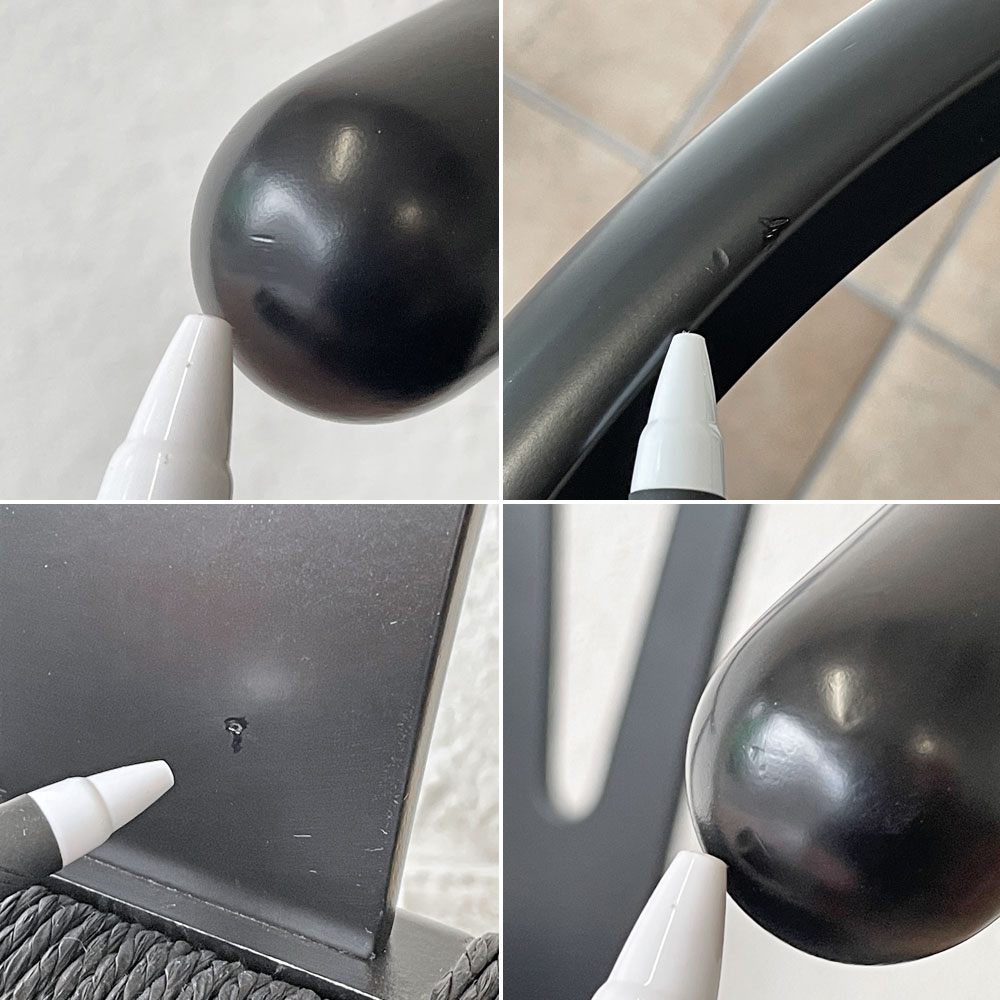 カールハンセン＆サン Carl Hansen & Son CH24 Yチェア ブラックラッカー × ブラックペーパーコード ハンス・J・ウェグナー ビーチ材 A ◇