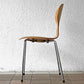 フリッツハンセン Fritz Hansen アントチェア 4本脚 ナチュラルビーチ ラッカー アルネ・ヤコブセン 北欧家具 A ◇