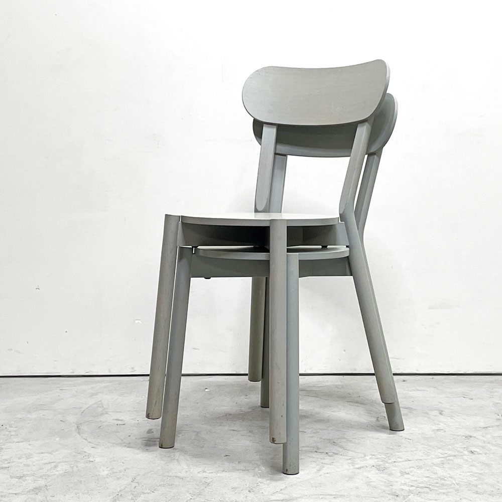 カリモクニュースタンダード KARIMOKU NEW STANDARD キャストールチェア CASTOR CHAIR スタッキング BIG-GAME  グレイングレー A●