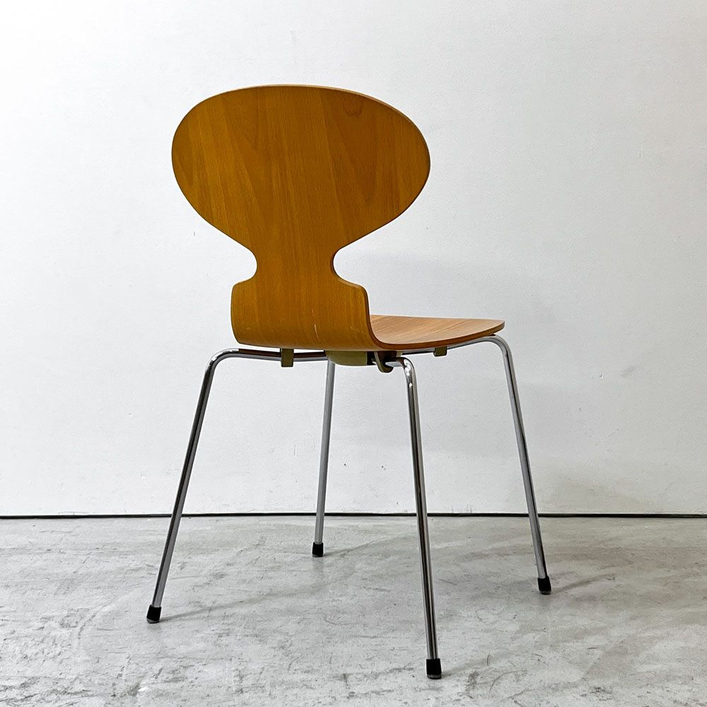 フリッツハンセン Fritz Hansen 3101 アリンコチェア アントチェア 4本脚 ナチュラルビーチ ラッカー仕上げ フェルトグライズ アルネ・ヤコブセン D ●