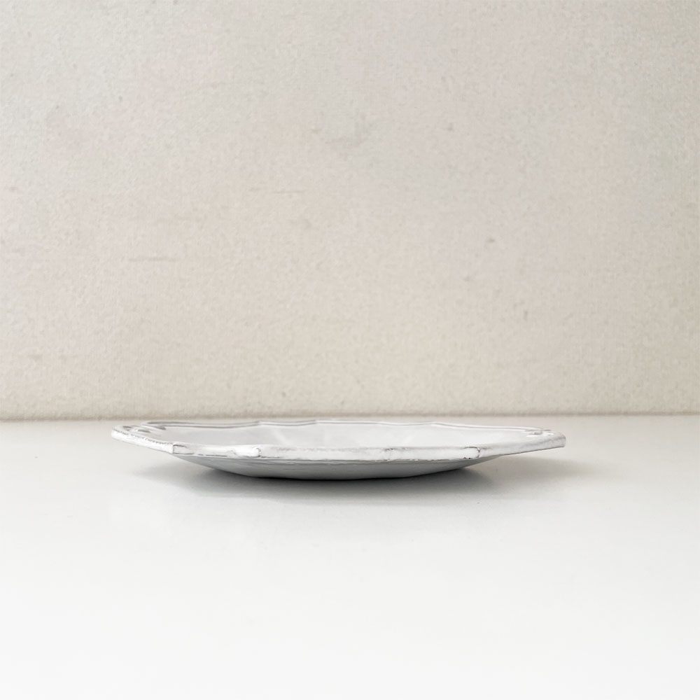 アスティエ・ド・ヴィラット Astier de Villatte レジャンス Regence デザートプレート 22.5×19cm フランス 定価￥17,600- A ◎
