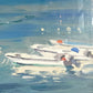 宮本裕之 葉山の海 油彩 F8号 風景絵 油彩画 油絵 絵画 日本画 アート 額装品 ■