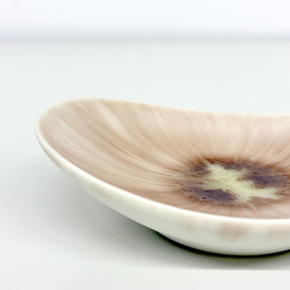 和田山真央 Masahiro Wadayama いちじく流し 浅鉢 小皿 楕円 10cm 現代作家 ◎