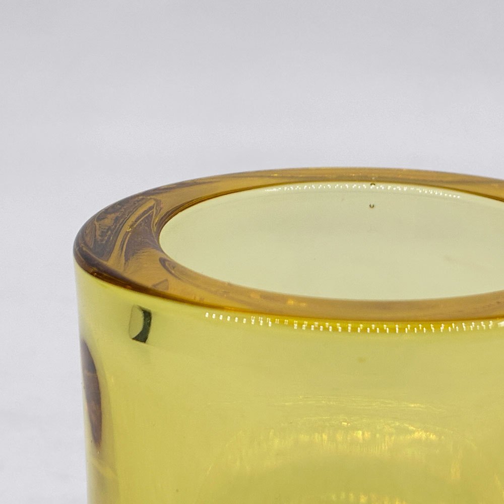 イッタラ iittala マリメッコ marimekko キビ kivi キャンドルホルダー イエロー 60mm フィンランド 北欧雑貨  ●