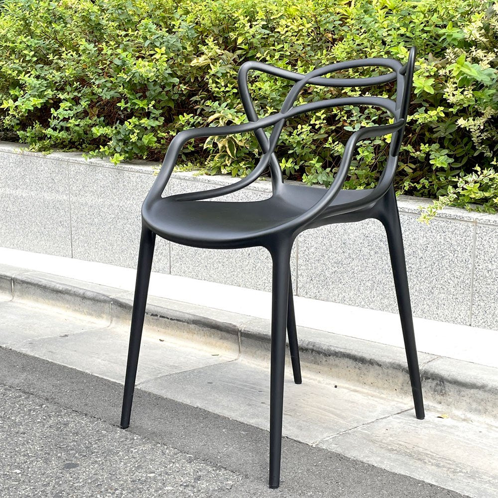 カルテル Kartell マスターズチェア Masters Chair ブラック アームチェア フィリップ・スタルク Philippe Starck イタリア 定価￥48,400- ■