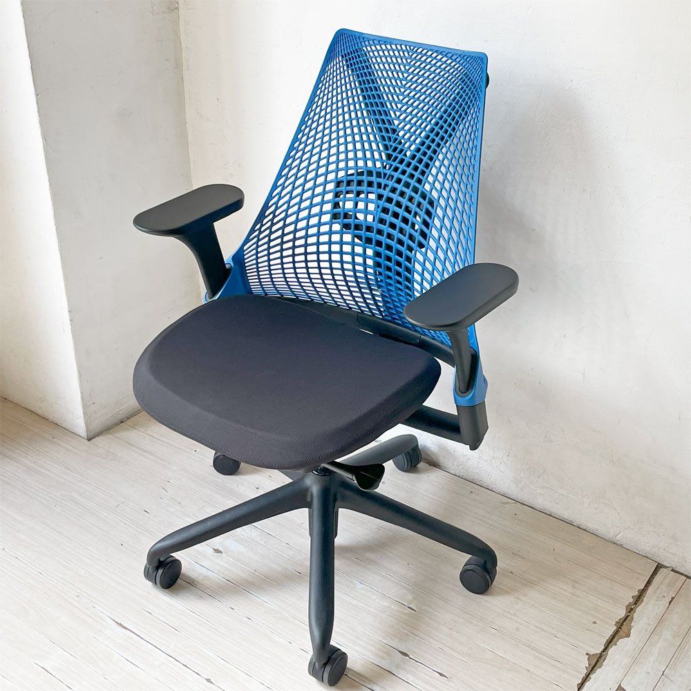 ハーマンミラー Herman Miller セイルチェア SAYL CHAIR デスクチェア オフィスチェア イヴ・ベアール ベリーブルー ★
