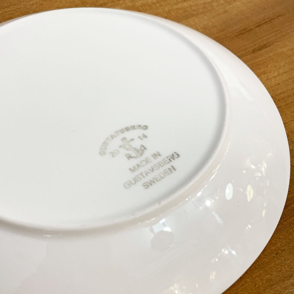 グスタフスベリ GUSTAVSBERG アダム ADAM ケーキプレート 17cm ビンテージ 北欧食器 ◎