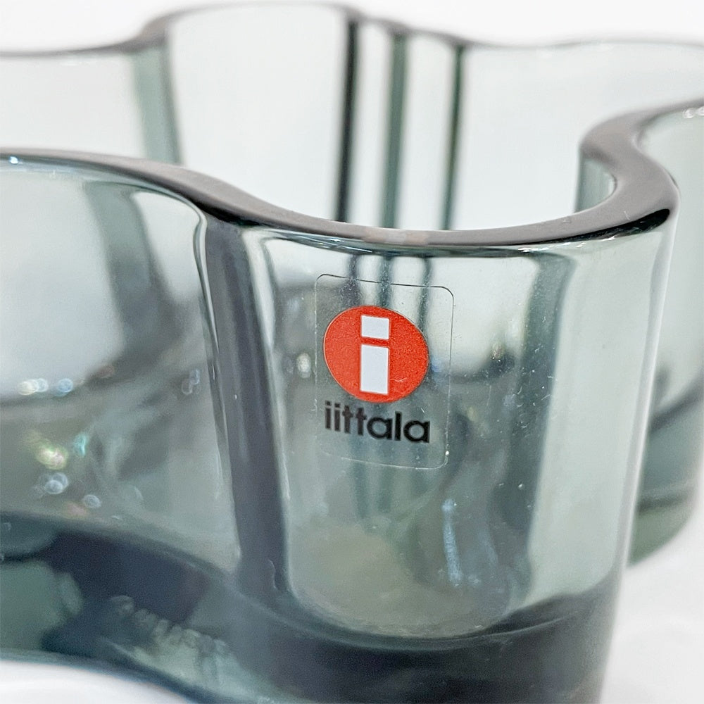 イッタラ iittala Collection キャンドルホルダー アルヴァ・アアルト Alvar Aalto グレー Gray 北欧雑貨 フィンランド 廃盤 ★