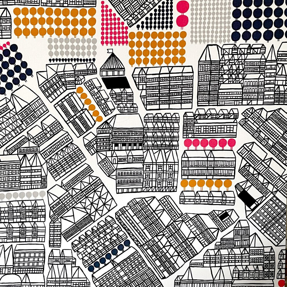 マリメッコ marimekko プイスト オサスト Puisto-osasto ファブリック パネル アイノ-マイヤ・メトソラ Aino-Maija Metsola コットン 北欧 フィンランド 廃番 ■