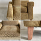 トラックファニチャー TRUCK FURNITURE FKソファ FK SOFA 1.5シーター F-21 グリーンコーデュロイ ウォールナット無垢材 定価￥315,700- 〓