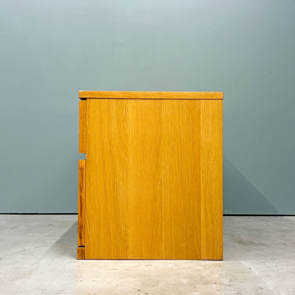 無印良品 MUJI AVボード AVラック 引出し付 オーク材 W90cm ナチュラル シンプル 定価￥17,430- ◎