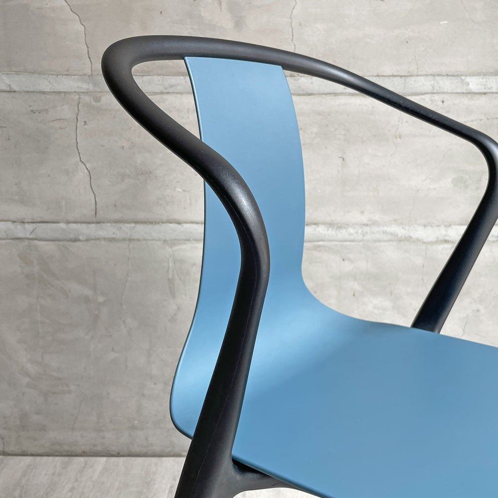 ヴィトラ Vitra Belleville Chair ベルヴィル アームチェア スタッキング ロナン & エルワン・ブルレック ポリアミド シーブルー  A ♪