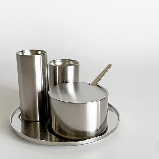 ステルトン Stelton シリンダライン Cylinda-line ソルト＆ペッパー ディスペンサー Solt＆pepper ステンレス アルネヤコブセン ■