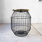 ホワイトレーベルリビング White Label Living ナウト サイドテーブル NOUT side table ワイヤー ゴールド×ブラック モダン オランダ ★