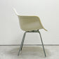 ハーマンミラー Herman Miller アームシェルチェア 2nd ビンテージ FRP製 PVCレザー グレー Hベース C&R イームズ ミッドセンチュリー ●