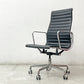 ハーマンミラー Herman Miller アルミナムグループ エグゼクティブチェア ハイバック レザーシート 本革 ブラック 5本脚 C&Rイームズ ミッドセンチュリー ●