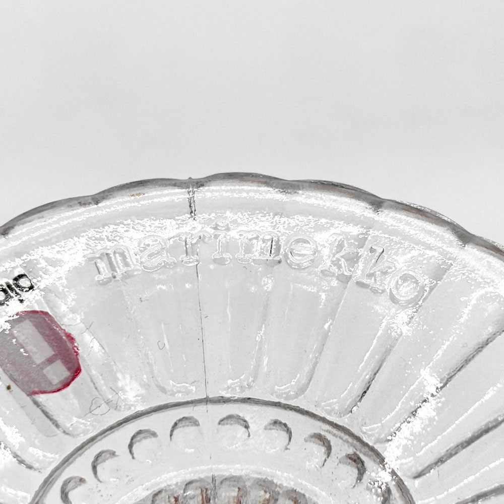 イッタラ iittala マリメッコ marimekko マリスコーリ Mariskooli マリボウル クリア Sサイズ 12cm 北欧食器 A ●