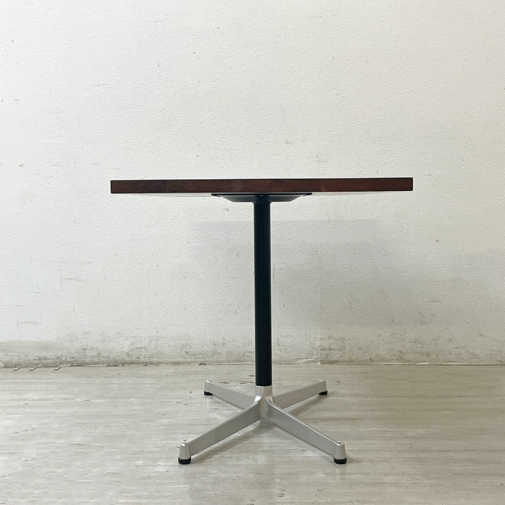 グリニッチ greeniche カフェテーブル Cafe Table 800×600×610 ウォールナット無垢材 Xレッグ ●