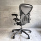 ハーマンミラー Herman Miller アーロンチェア Aサイズ リマスタード ライト グラファイトベース ビル・スタンフ ＆ ドン・チャドウィック ♪