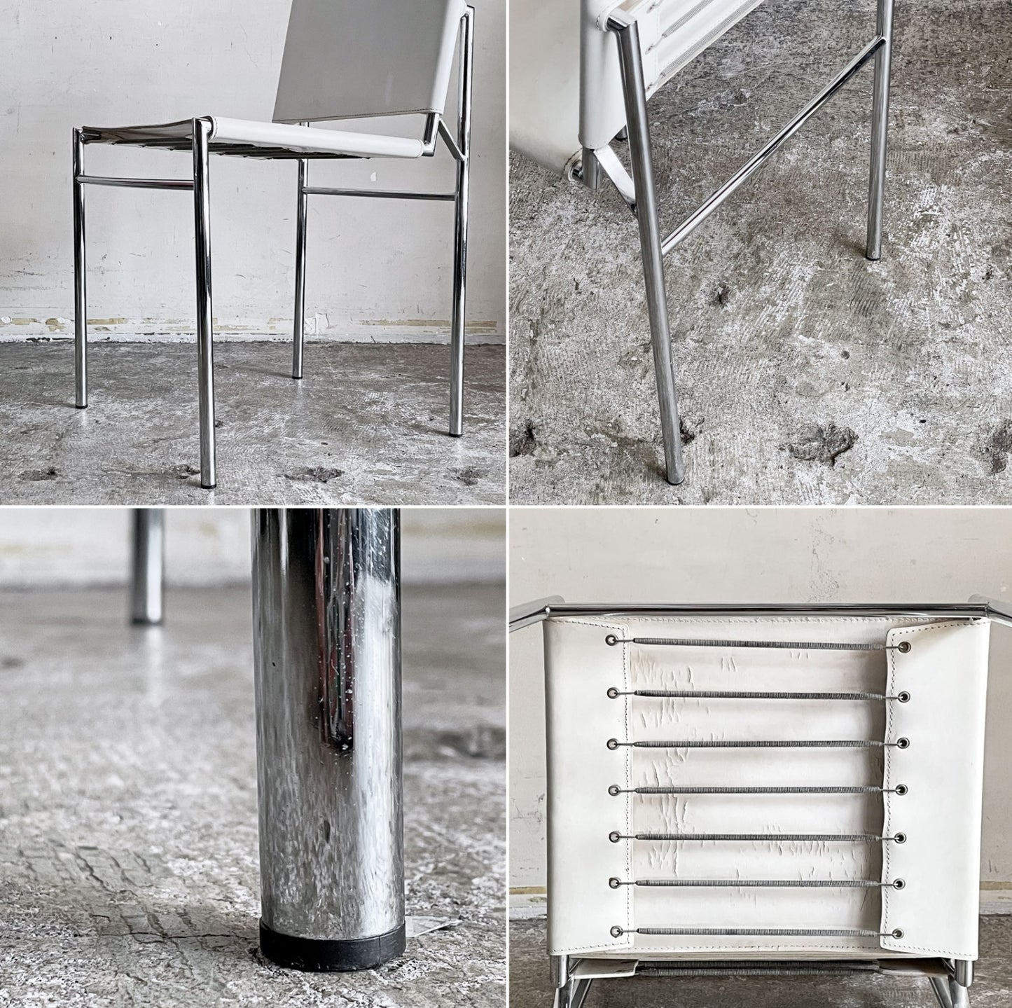 スティールライン Steel Line ロクエブリューン ROQUEBRUNE ダイニングチェア アイリーン・グレイ Eileen Gray モダンデザイン リプロダクト品 B ■