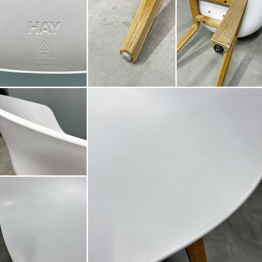 ヘイ HAY アバウト ア チェア ABOUT A CHAIR AAC22 アームチェア ダイニングチェア ホワイト ヒー・ウェリング 北欧モダン デンマーク ◎