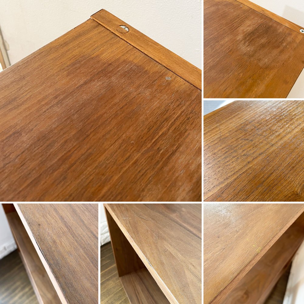 無印良品 MUJI スタッキングシェルフ ワイド 2列3段 ウォールナット材 スタッキングチェスト ドロワータイプ 4点セット ウォールナット材 ナチュラルモダン ◎